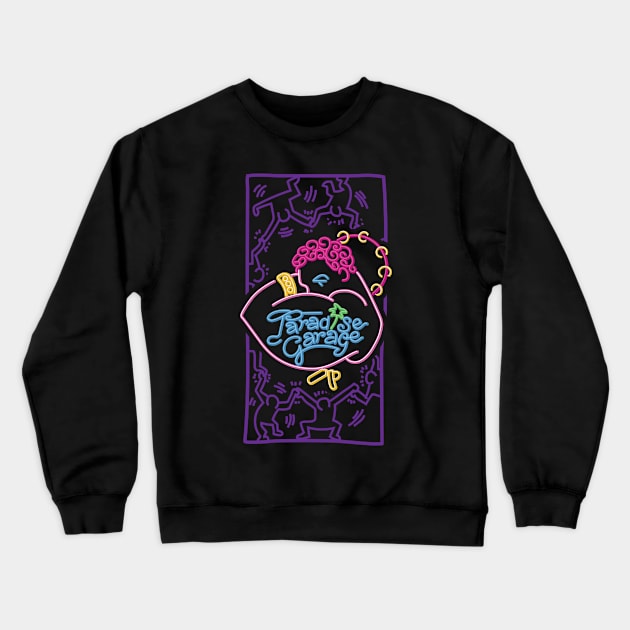 People love to dance (Paradise Garage BLACK Edition) Crewneck Sweatshirt by dojranliev